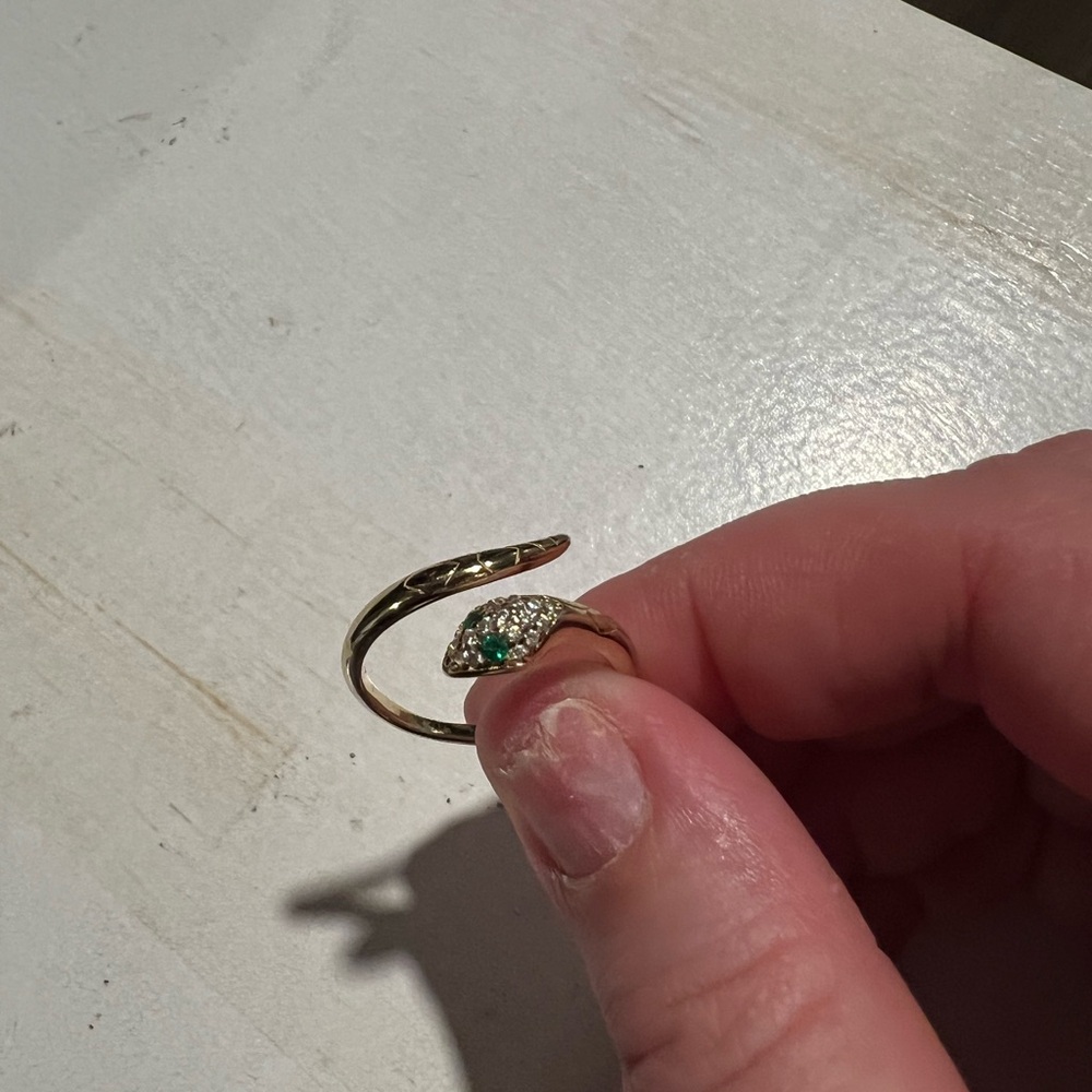 Gold Filled Adjustable Snake Wrap Ring 💍 - Picture 5 of 6